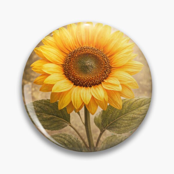 Item preview, Golden Sunflower Bloom – Radiant Floral Portrait designed and sold by TheJoyfulPen.