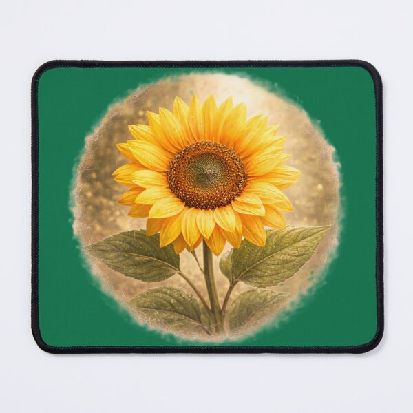 Item preview, Golden Sunflower Bloom – Radiant Floral Portrait designed and sold by TheJoyfulPen.