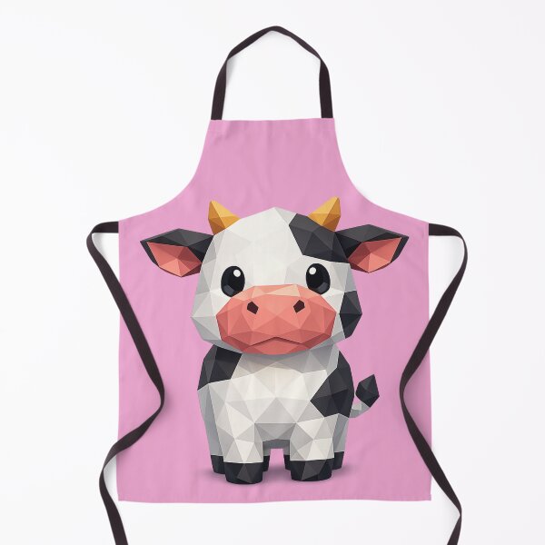 Item preview, Cute Low Poly Geometric Cow Illustration designed and sold by AndreBarnard.