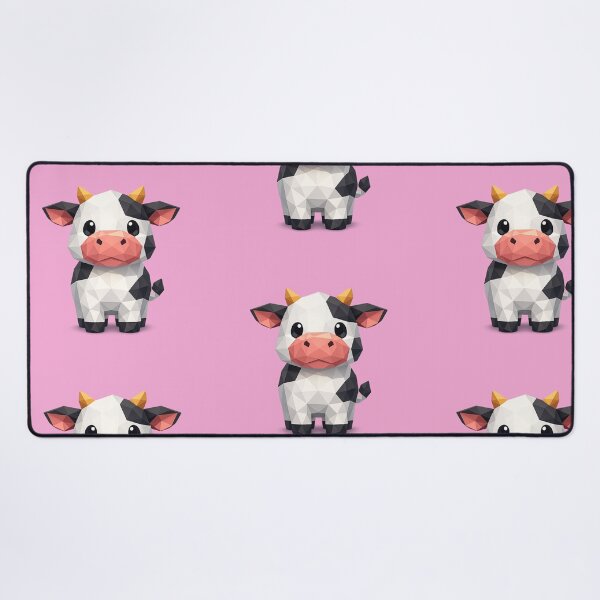 Item preview, Cute Low Poly Geometric Cow Illustration designed and sold by AndreBarnard.