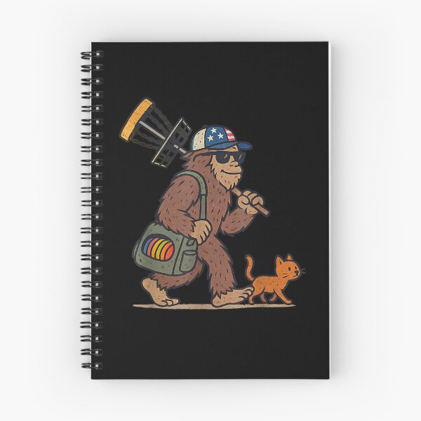 Item preview, Sasquatch Disc Golfer Funny Cat Disc Golf designed and sold by Goleon12.