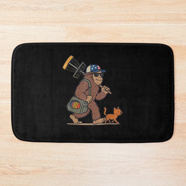 Item preview, Sasquatch Disc Golfer Funny Cat Disc Golf designed and sold by Goleon12.