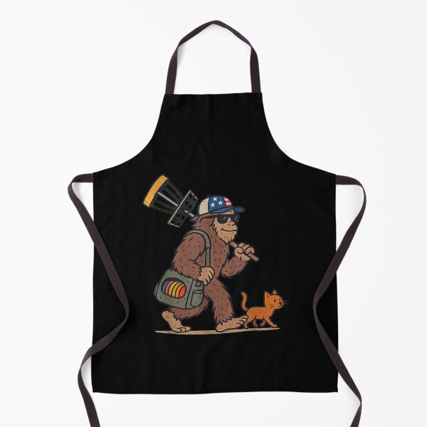 Item preview, Sasquatch Disc Golfer Funny Cat Disc Golf designed and sold by Goleon12.