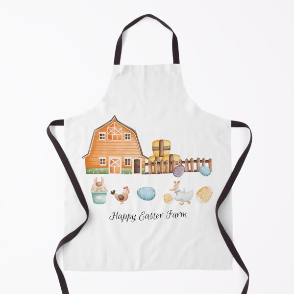 Item preview, Easter Bunny Farm Scene with Barn, Animals, and Colorful Eggs - Perfect for Spring and Holiday Decor designed and sold by FestivityFinds.