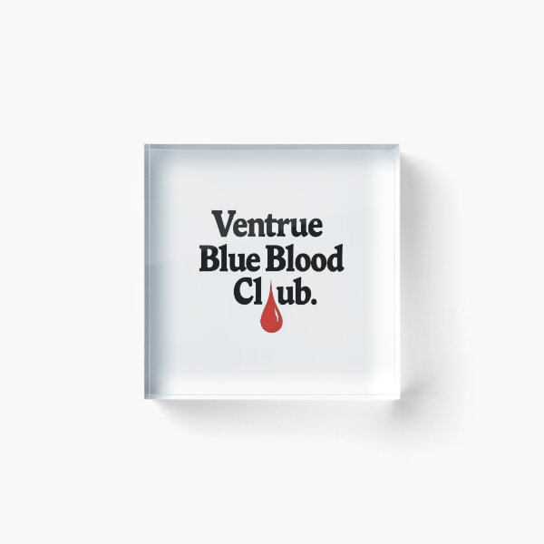 Item preview, Ventrue Blue Blood Vampire - The Masquerade Bloodlines Gamer Fan Design (Black Text) designed and sold by SlightlyUnreal.