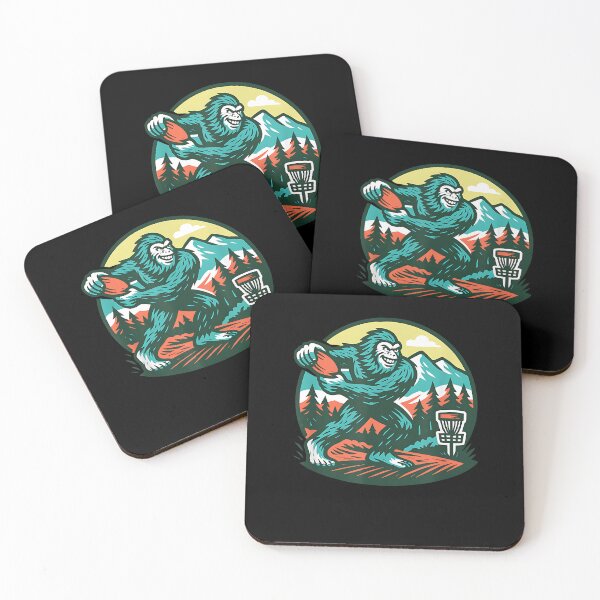 Item preview, Bigfoot Disc Golfer Sasquatch Disc Golf Retro designed and sold by Goleon12.