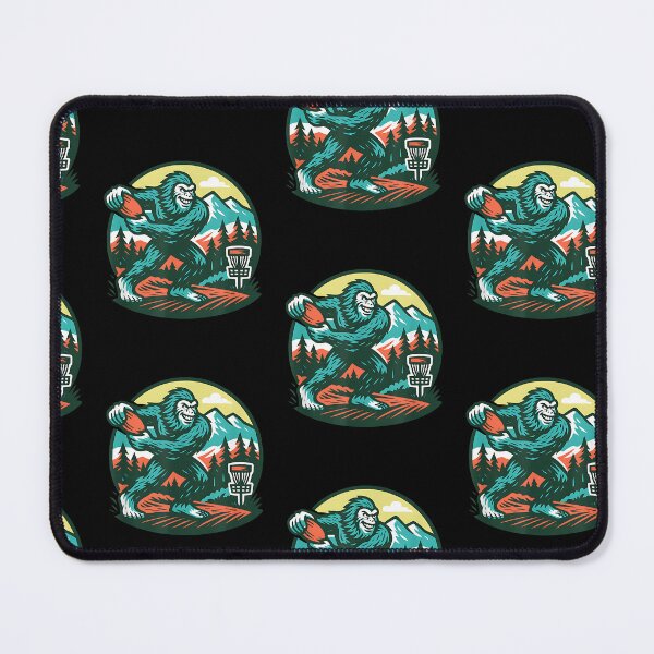 Item preview, Bigfoot Disc Golfer Sasquatch Disc Golf Retro designed and sold by Goleon12.