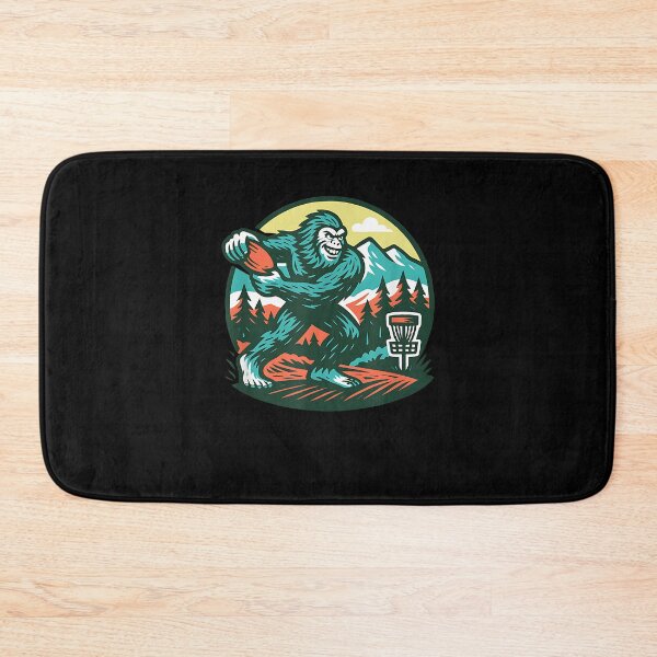 Item preview, Bigfoot Disc Golfer Sasquatch Disc Golf Retro designed and sold by Goleon12.