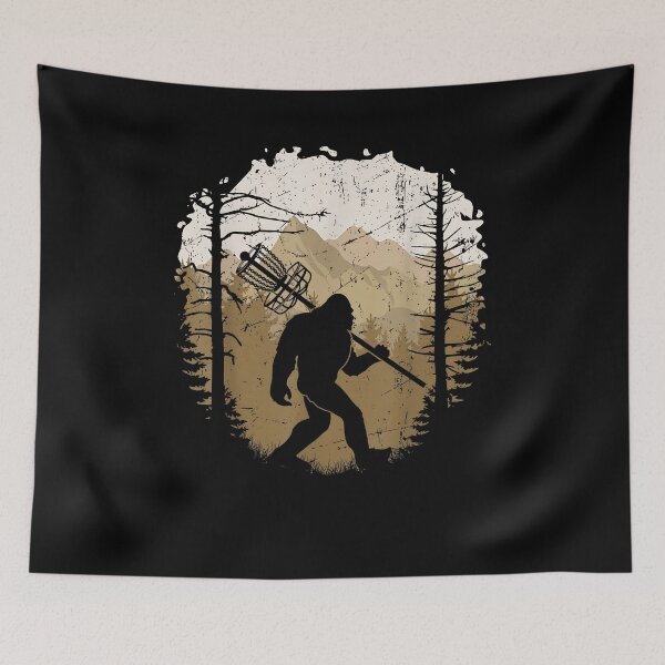 Item preview, Funny Bigfoot Disc Golf Player Sasquatch Disc Golfing Sports designed and sold by Goleon12.