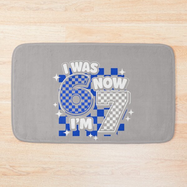 Item preview, 7 Years Old Birthday I was 6 Now I'm 7 6 7 Funny Kids Girls designed and sold by TESTTES.