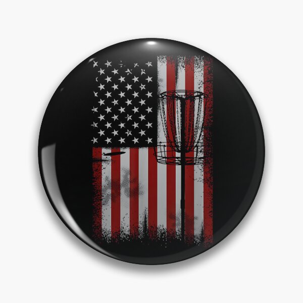 Item preview, Retro American Flag Disc Golf Gift for Men Disc Golf Player designed and sold by Goleon12.