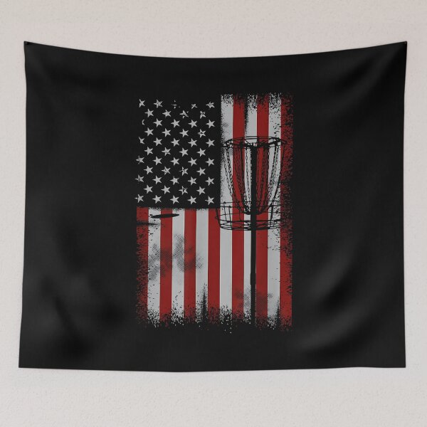 Item preview, Retro American Flag Disc Golf Gift for Men Disc Golf Player designed and sold by Goleon12.