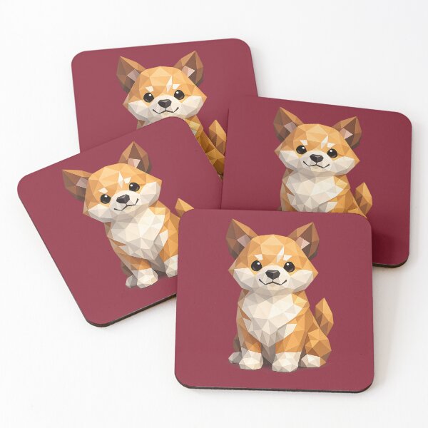 Item preview, Cute Low Poly Geometric Dog Illustration designed and sold by AndreBarnard.