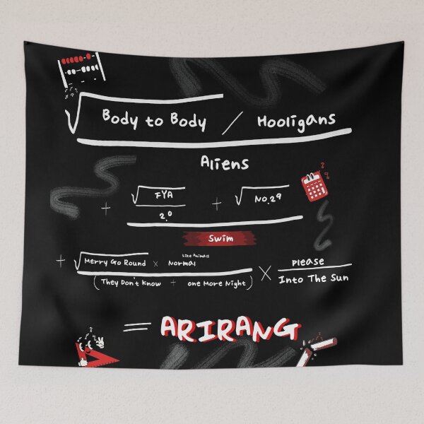 Item preview, BTS ARIRANG TRACKLIST MATH EQUATION  designed and sold by ARMYPLUGCO.