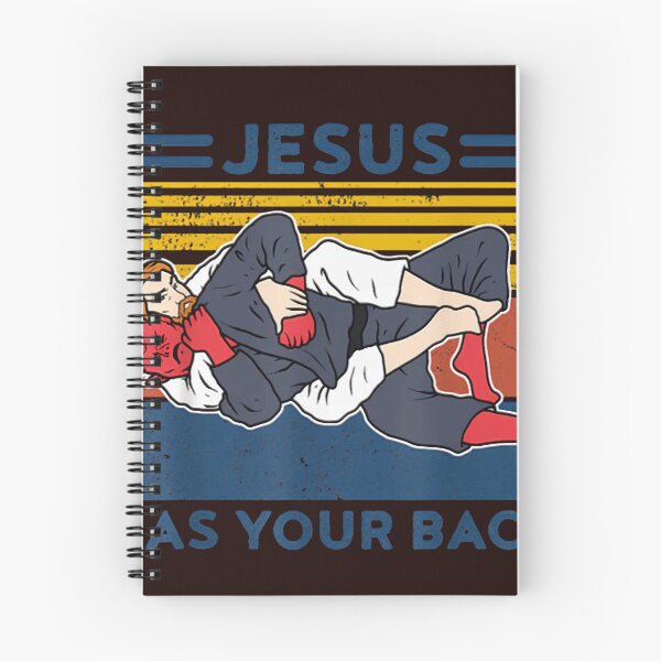 Item preview, Brazilian Jiu Jitsu Jesus Has Your Back designed and sold by Artistasia.