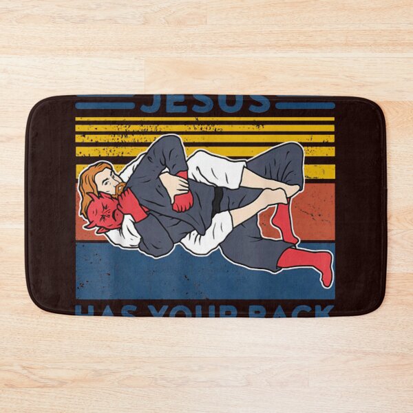 Item preview, Brazilian Jiu Jitsu Jesus Has Your Back designed and sold by Artistasia.