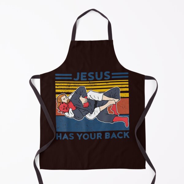 Item preview, Brazilian Jiu Jitsu Jesus Has Your Back designed and sold by Artistasia.