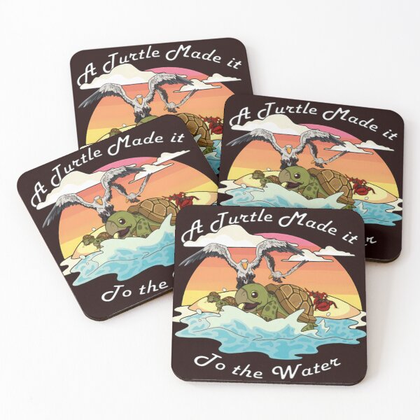 Item preview, A Turtle Made It To The Water designed and sold by Artistasia.
