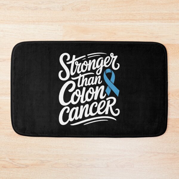Item preview, Stronger Than Colon Cancer Shirt Blue Ribbon Script Awareness Tee Underline Accent designed and sold by DarylWelsh2024.