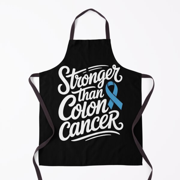 Item preview, Stronger Than Colon Cancer Shirt Blue Ribbon Script Awareness Tee Underline Accent designed and sold by DarylWelsh2024.