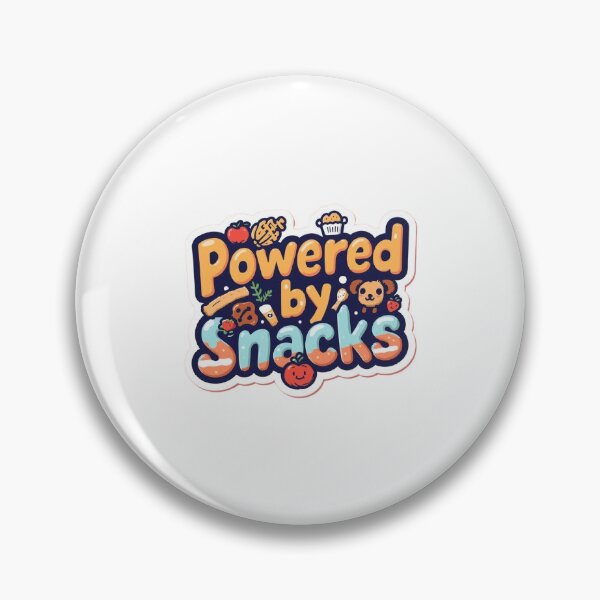 Item preview, Powered by Snacks Sticker designed and sold by Stickybee031.