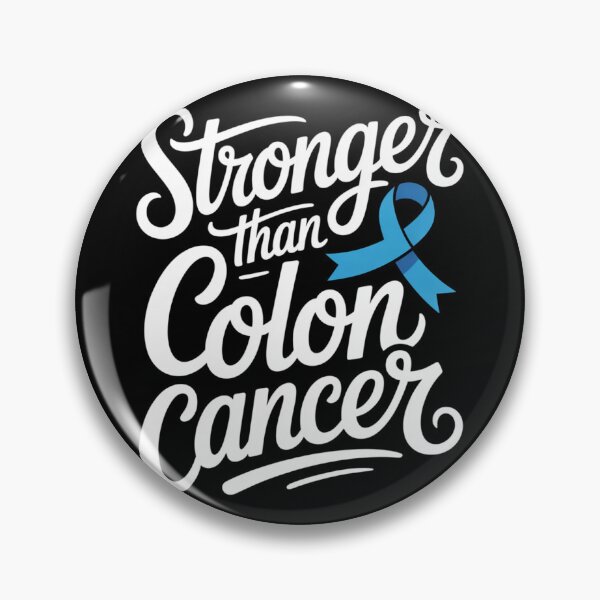 Item preview,  Stronger Than Colon Cancer Shirt Blue Accent Script Awareness Tee Blue Ribbon designed and sold by DarylWelsh2024.