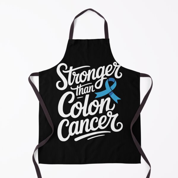 Item preview,  Stronger Than Colon Cancer Shirt Blue Accent Script Awareness Tee Blue Ribbon designed and sold by DarylWelsh2024.