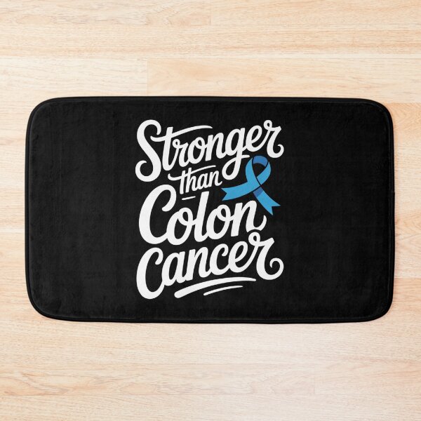 Item preview,  Stronger Than Colon Cancer Shirt Blue Accent Script Awareness Tee Blue Ribbon designed and sold by DarylWelsh2024.