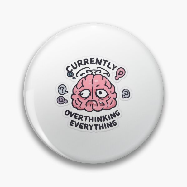 Item preview, Overthinking Sticker designed and sold by Stickybee031.