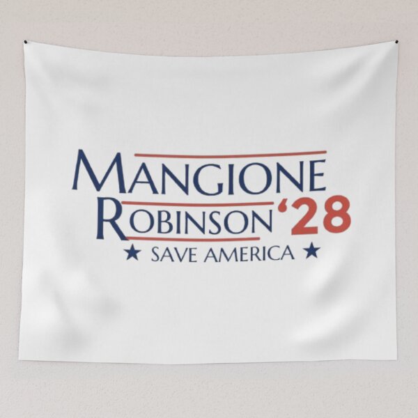 Item preview, Vote Mangione - Robinson 2028 Election poster designed and sold by PhreshPickt.