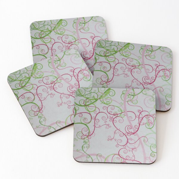 Item preview, Colorful Floral Swirl Abstract Pattern designed and sold by GroovyDesigns4U.