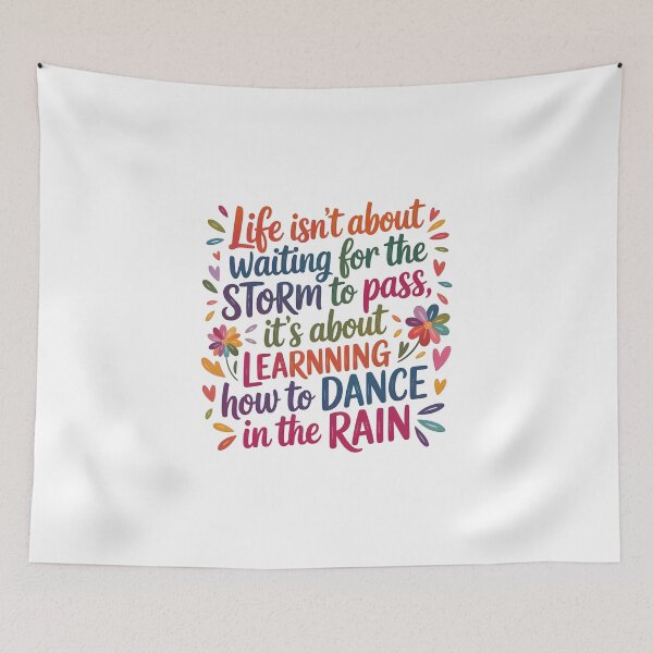 Item preview, Life isn't about waiting for the storm to pass designed and sold by nimmitrends.