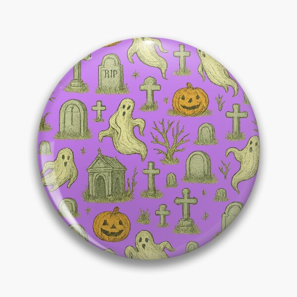 Item preview, Spooky Graveyard Pattern (Light) designed and sold by ReggieRaggz.
