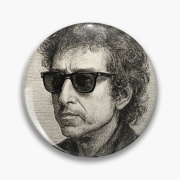 Item preview, How Does It Feel? – Vintage Folk Rock Portrait | 1960s Protest Music Illustration  designed and sold by DiamondSkyShirt.