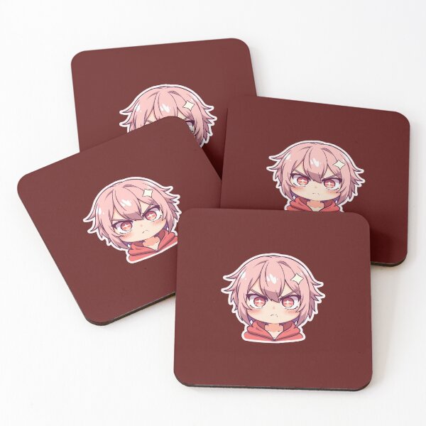 Item preview, CUTE CHIBI ANIME GIRL - ANGRY KAWAII STICKER designed and sold by ascendzero.