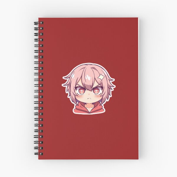 Item preview, CUTE CHIBI ANIME GIRL - ANGRY KAWAII STICKER designed and sold by ascendzero.