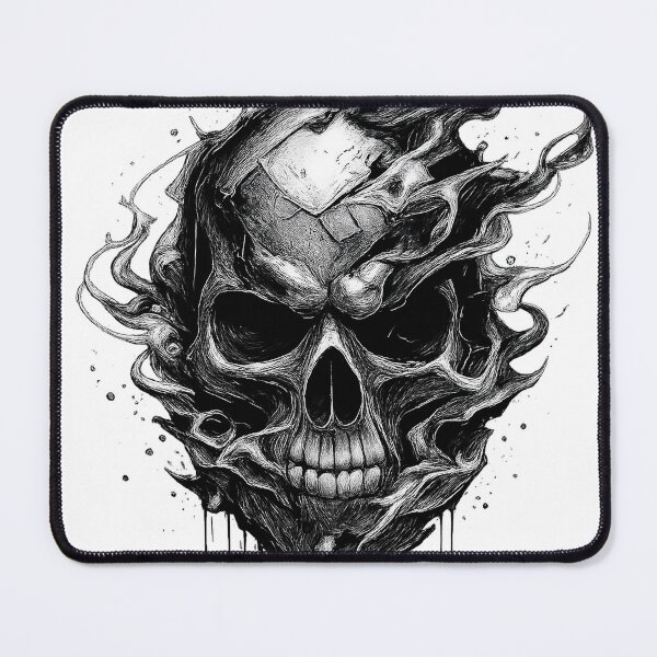 Item preview, Dark Gothic Skull Illustration Streetwear Grunge Skull Graphic designed and sold by Sunny Flamingo Studio.