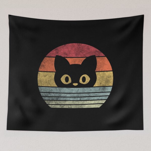 Item preview, Retro Vintage Cat designed and sold by spellmadebylee.