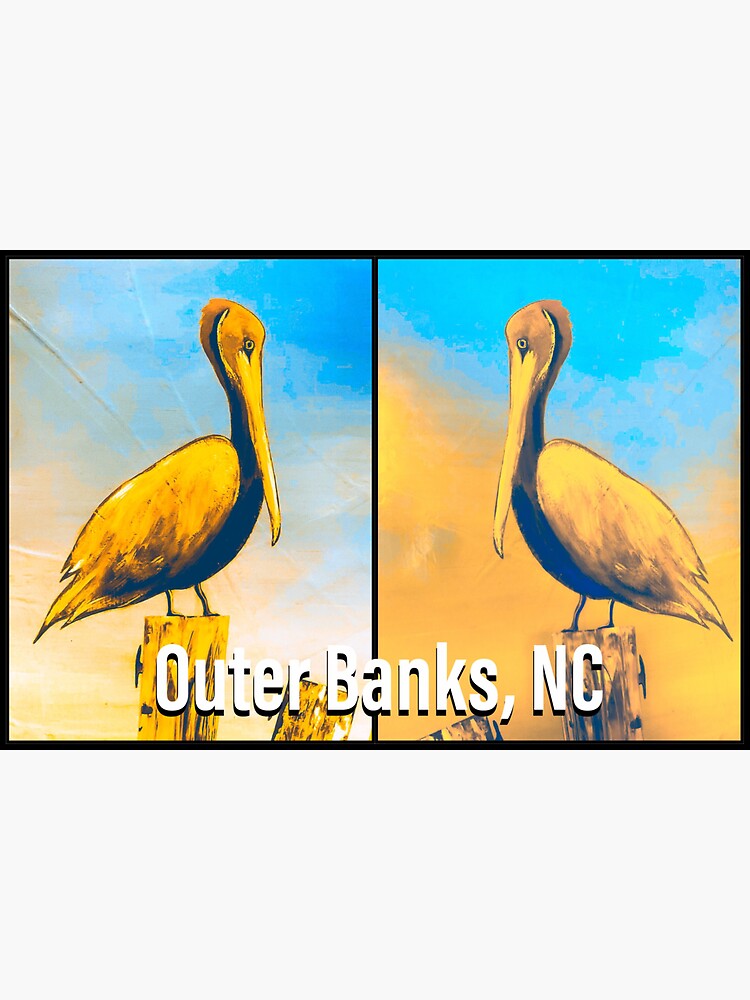 "Outer Banks, NC" Sticker by barryknauff Redbubble