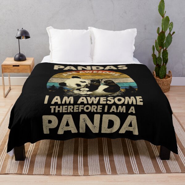 Item preview, Retro Awesome Panda designed and sold by spellmadebylee.