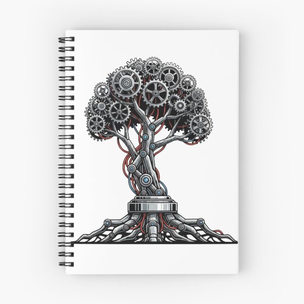 Item preview, Steampunk Mechanical Tree Sci Fantasy Art designed and sold by Dzblack.