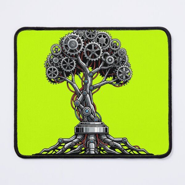 Item preview, Steampunk Mechanical Tree Sci Fantasy Art designed and sold by Dzblack.