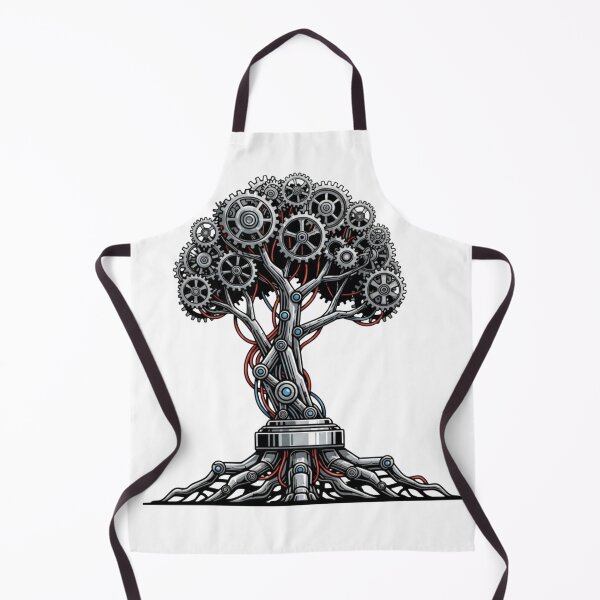 Item preview, Steampunk Mechanical Tree Sci Fantasy Art designed and sold by Dzblack.