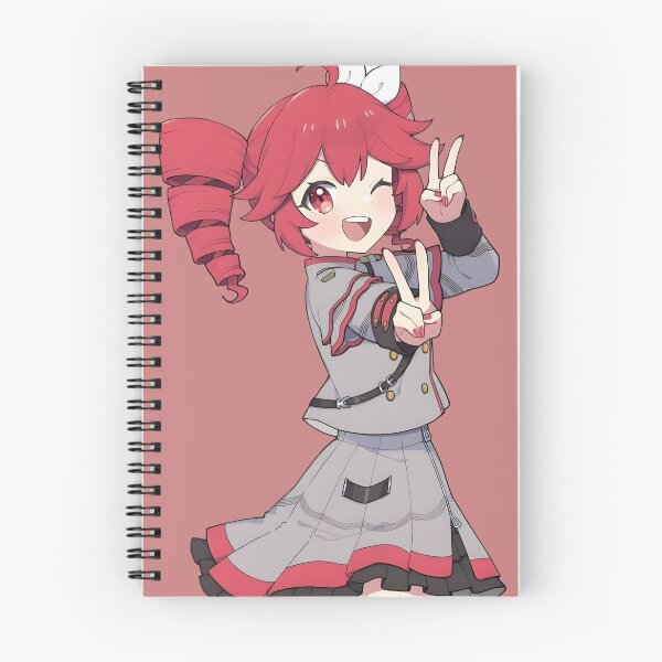 Item preview, Kasane Teto Vocaloid Character spiral Notebook Anime Design designed and sold by RadiantGraphics.
