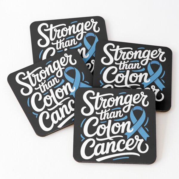 Item preview, Stronger Than Colon Cancer Script Shirt Arrow Accent Full Ribbon Colon Cancer Awareness designed and sold by DarylWelsh2024.