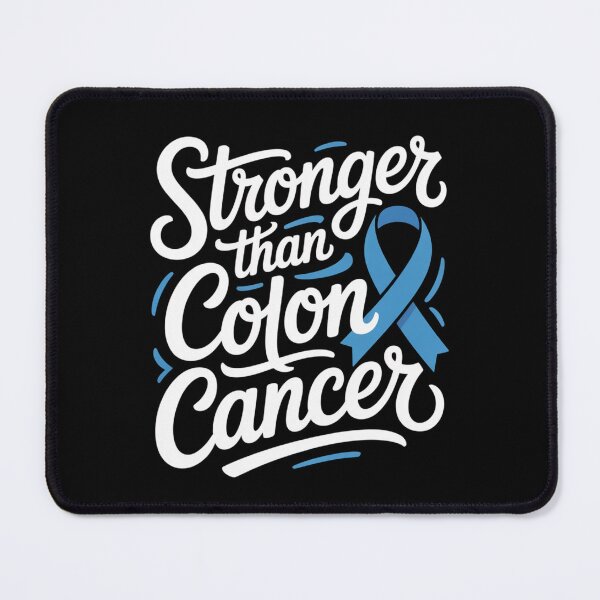 Item preview, Stronger Than Colon Cancer Script Shirt Arrow Accent Full Ribbon Colon Cancer Awareness designed and sold by DarylWelsh2024.