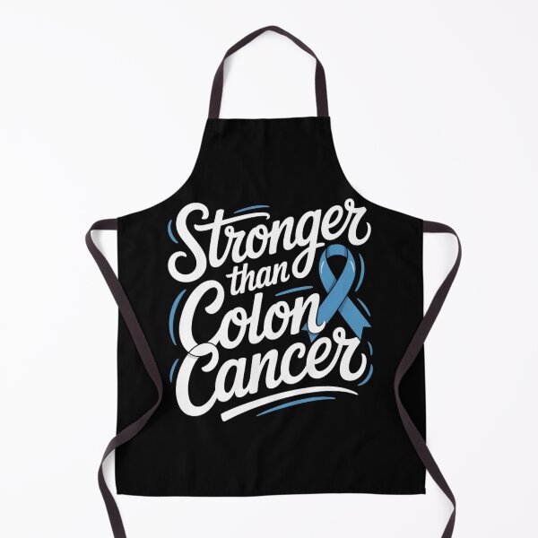 Item preview, Stronger Than Colon Cancer Swash Script Shirt Tall Blue Ribbon Colon Cancer Awareness Tee designed and sold by DarylWelsh2024.