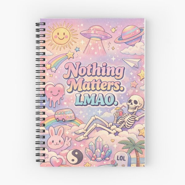 Item preview, Nothing Matters LMAO Pastel Aesthetics designed and sold by Mauswohn.