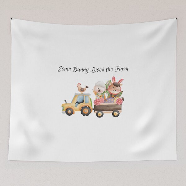 Item preview, some bunny loves the farm kids t-shirts designed and sold by FestivityFinds.