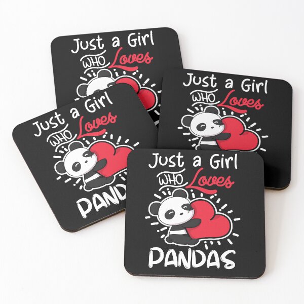 Item preview, Just A Girl Who Loves Pandas designed and sold by spellmadebylee.